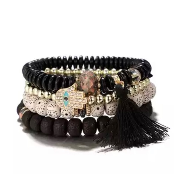 Jewelry - Women 4Pcs Bohemian Bracelet Set